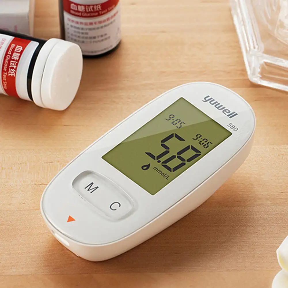 

Blood Glucose Meter Glucometer Diabetes Tester Test Strips Medical Blood Sugar Meter Health Aid Tools Kit