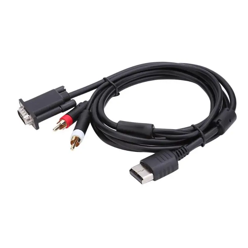

High Definition VGA Cable RCA Sound Adapter HD Box Cable for Sega Dreamcast Game Audio Vedio Accessories
