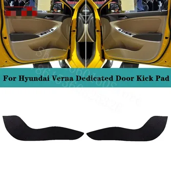 

Puou high quality For Hyundai Verna 4pcs Car Inside Door Cover Pad Scratch Protection Anti Kick Pad Car Interior Accessorie