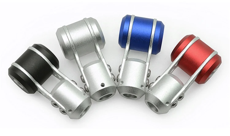 

XCCPJ 4 Corlor Universal Aluminum Gear Shift Knob Racing Car Style Gear Knob Shifter Lever Head Fit Most Manual Automatic Car