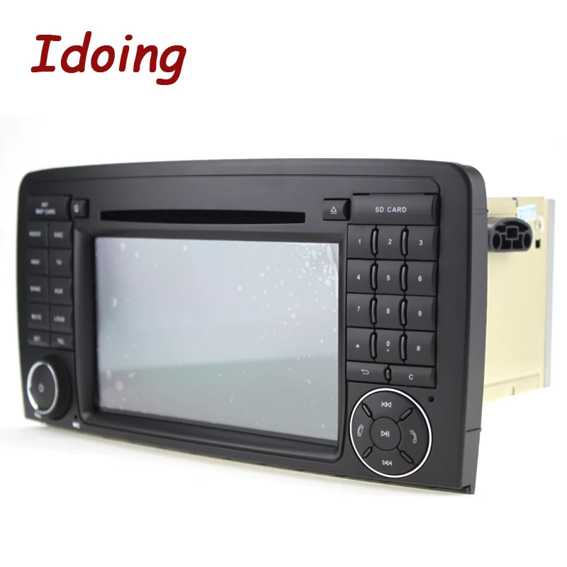 Sale Idoing 7"2Din Andriod9.0 Car Radio GPS DVD Multimedia Player For Mercedes-Benz W215/W220 PX5 4G+64G 8Core IPS Screen Navigation 4