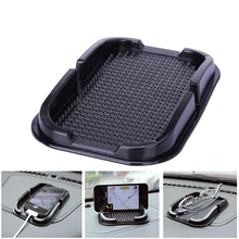 Автомобильная противоскользящая прокладка резиновая Мобильная липкая палочка телефон для передней панели Полка Противоскользящий коврик для gps MP3 Автомобильный видеорегистратор нескользящий коврик держатель