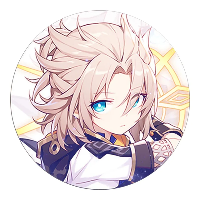 Free Shipping 58mm Online Game Genshin Impact Brooch Pin Cosplay Badge Accessories For Clothes Backpack Decoration Gift 8