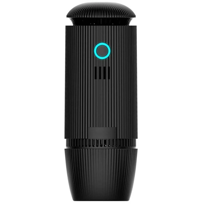 

Mini Air Purifier And Essential Oil Aroma Humidifier Negative Ion Generator With True Hepa Filter Air Cleaner For Car Home