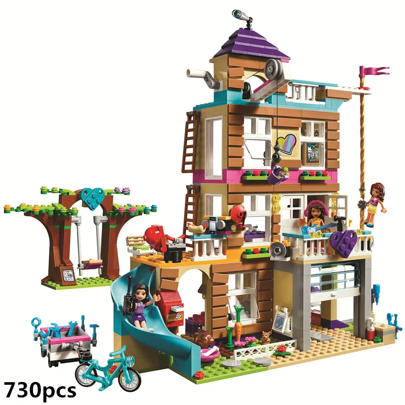 Without Original Box heartlake City для девочек, люкс, Эмма, Эмма, спальная коробка дружбы, строительные блоки, Наборы кубиков, совместимые с друзьями - Цвет: Without Original Box