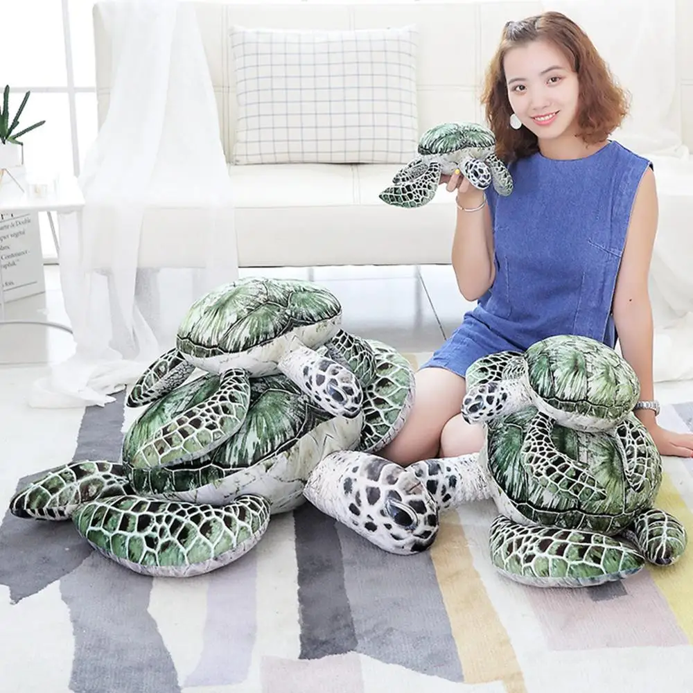 Hot simulation turtle turtle turtle animal plush stuffed doll home decoration sofa cushion doll cushion soft pillow cushion home