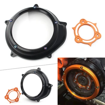 

Aluminum Motorbike Clear Engine Clutch Cover with Bolts for KTM 1190 1050 1290 1090 Adventure