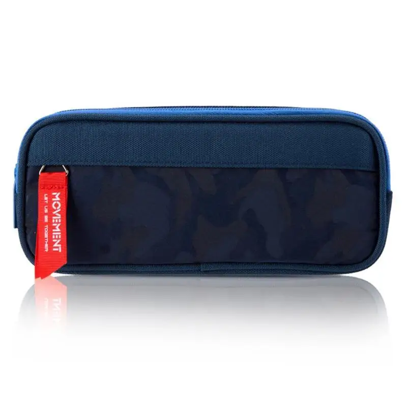 

Pencil Case Large Capacity Double Zipper Waterproof Desk Organizer Pouch