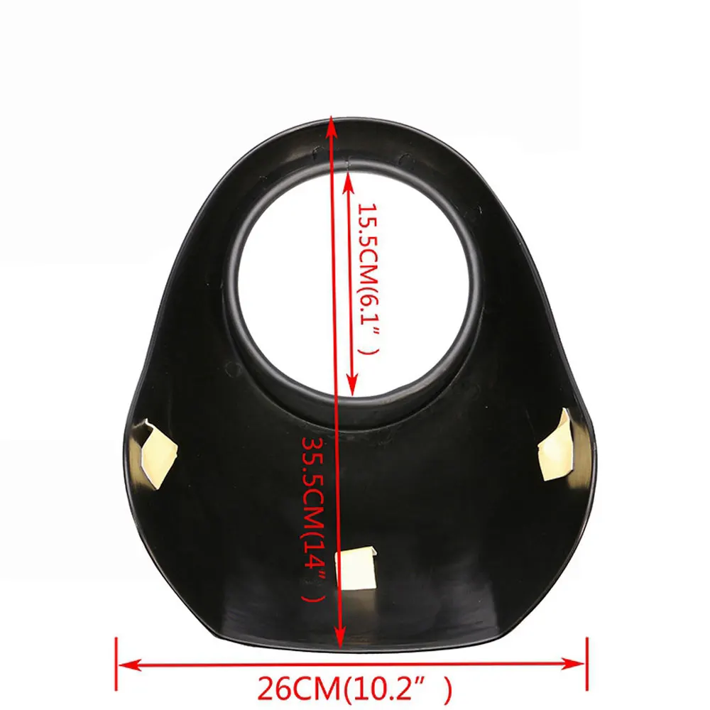 High Quality Motorcycle Black Headlight Fairing For Harley 883 XL 1200 Front Fork Mount Dyna Sportster XLCH