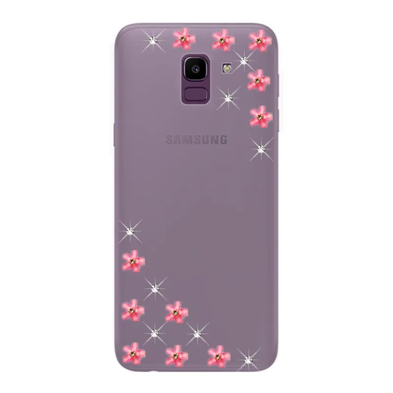 С алмазами чехол для телефона samsung Galaxy A80 A70 A50 A30 A20 A10 J7 Neo J5 2017 J4 J6 J8 J2 Pro 2018 с сияющими