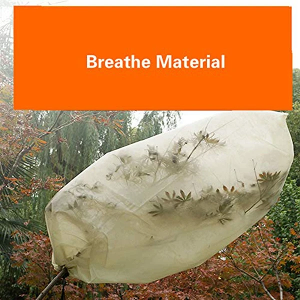 Plant Cover Frost Protection Bag Shrubs& Trees Jacket, Prevent Damage, Bad Weather and Pests Thickening of Wind(3-Pack 23.6 x 4
