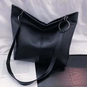 

Women Bags Bucket Bag Fashion Solid Shouder Bags for Ladies Casual Top-handle Totes Bags Black Beige Hasp Crossbody Bags