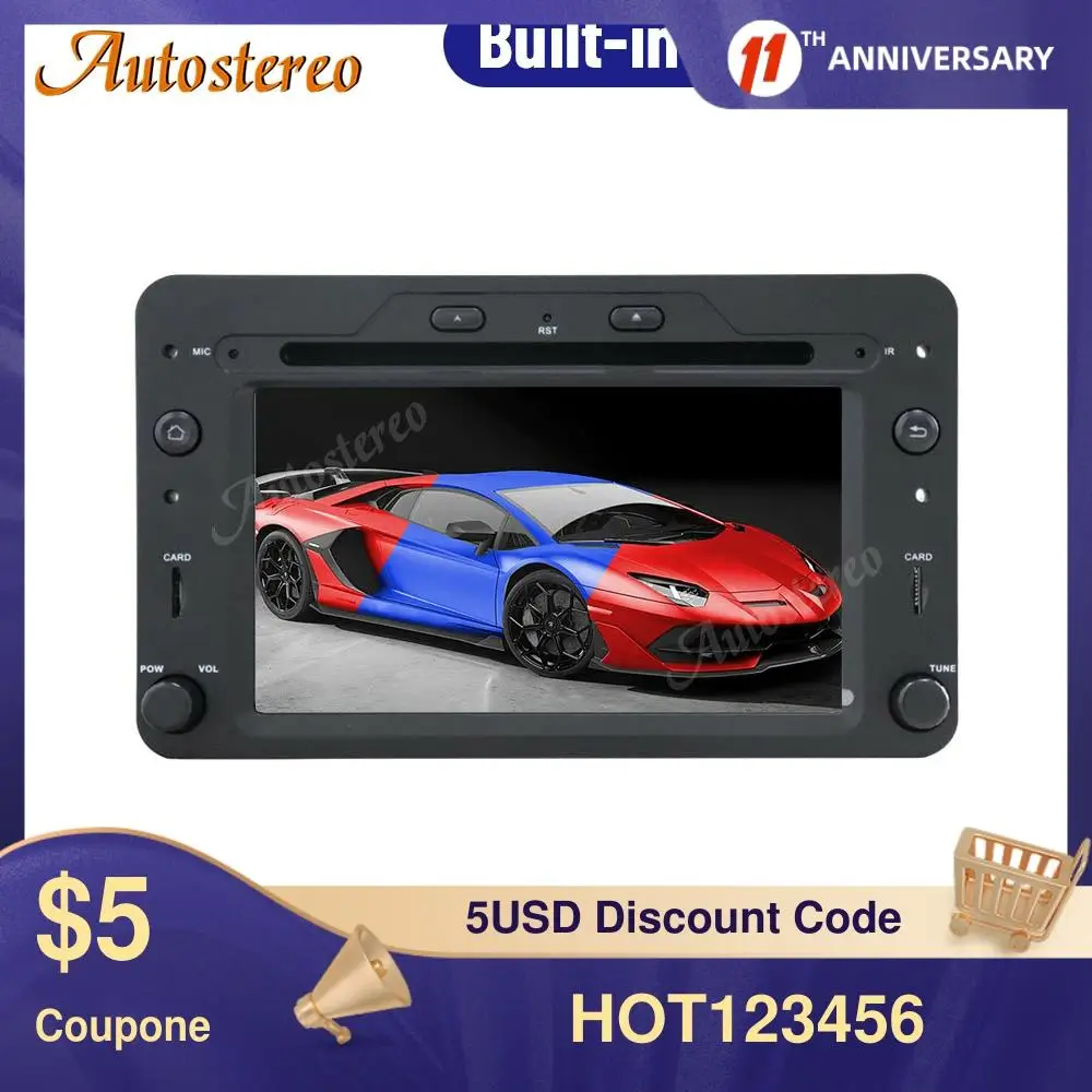 Wireless Carplay Android 10.0 128 + 4Gb Per Alfa Romeo 159 Auto Stereo Multimedia Player Radio Tape Recorder Head Unit Lettore Dvd