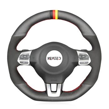 

Braiding cover for steering wheel cover for Volkswagen Golf 6 GTI MK6 VW Polo GTI Scirocco R Passat CC R-Line 2010