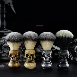 High Quality Soft Fiber Hair Shaving Brush For Resin Handle For Men Facial Beard Cleaning Appliance Salon Barber Clean Tool
