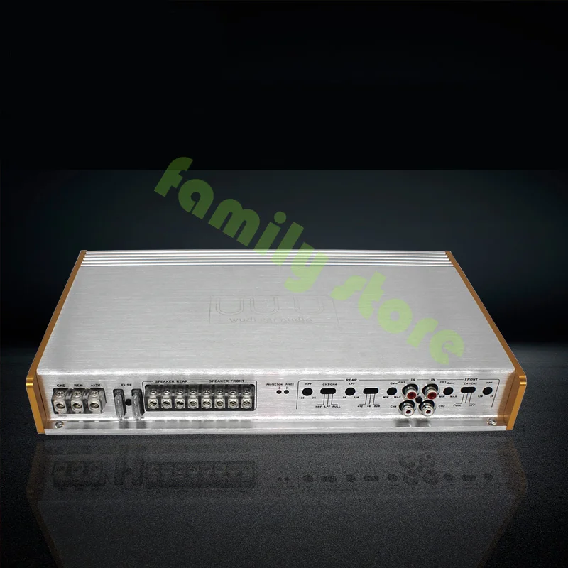WD808 автомобильный аудио hi-fi четырехканальный усилитель мощности 4-канальный