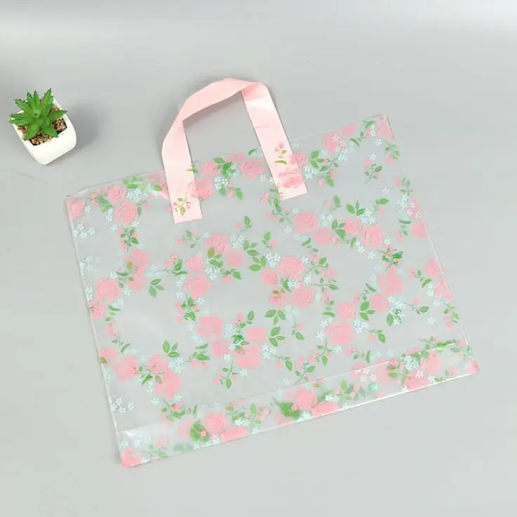 12 шт большие пластиковые пакеты одежда бутик подарочная упаковка пластиковая