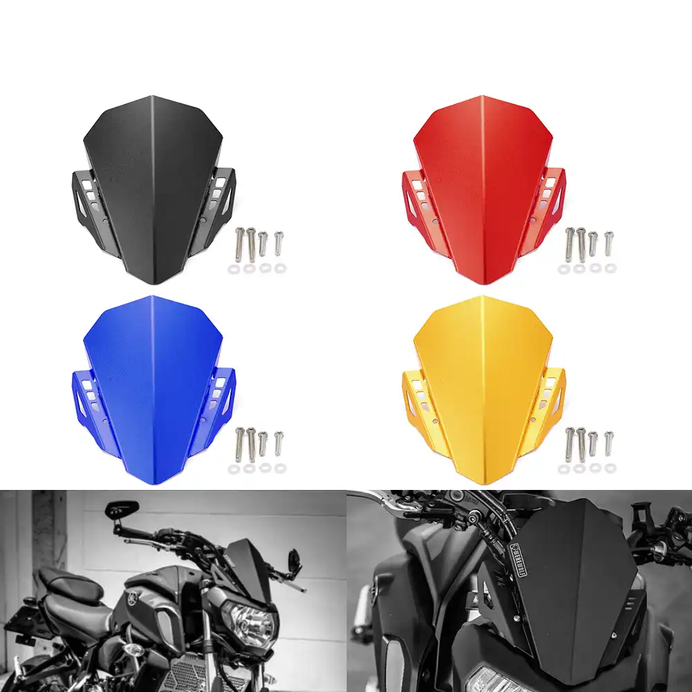 Mt07風防ヤマハmt07 Mt 07 Mt 07 Fz 07 18 19 ウインドスクリーンシールド気流偏向器アクセサリー フロントガラス ウィンドディフレクター Aliexpress