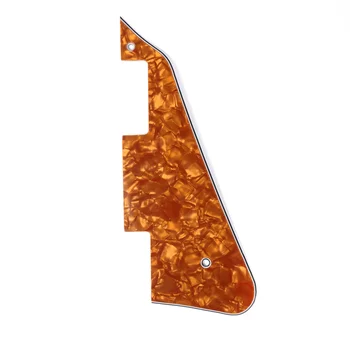 

Musiclily Electric Guitar Pickguard for Gibson Les Paul Modern Style, 4Ply Earthy Yellow Pearl