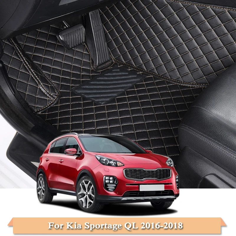 Автомобильные коврики для Kia Sportage SL 2010- Sportage QL- 5 мест LHD Кожа Авто Накладка для ног внутренние аксессуары