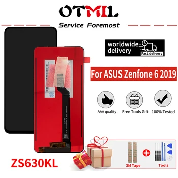 

Original 6.4" LCD For ASUS Zenfone 6 2019 ZS630KL I01WD LCD Display Touch Panel Screen Digitizer Replacement Free Tools