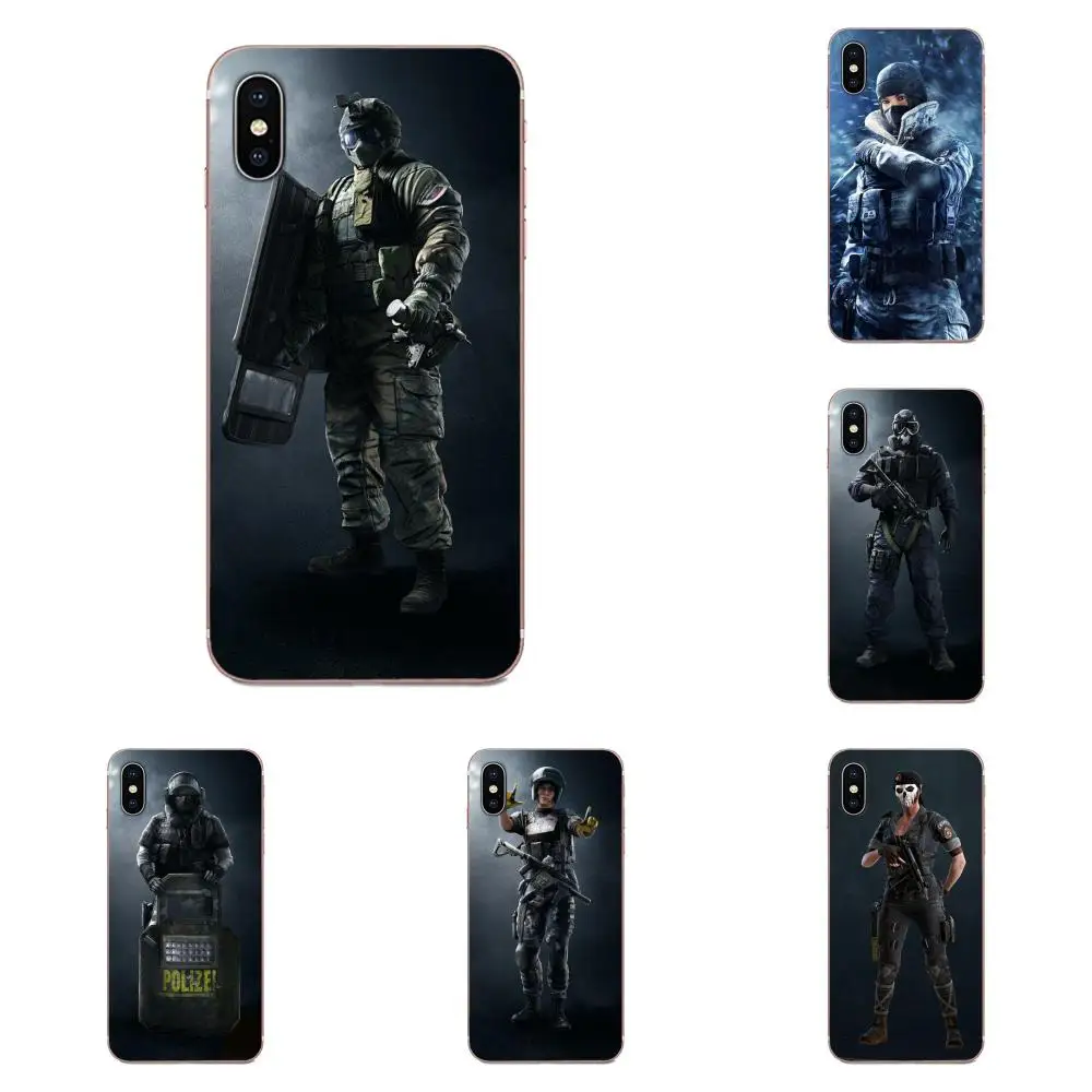 Игровой Радуга шесть осада Валькирии для htc Desire 530 626 628 630 816 820 830 один A9 M7 M8 M9 M10 E9 U11