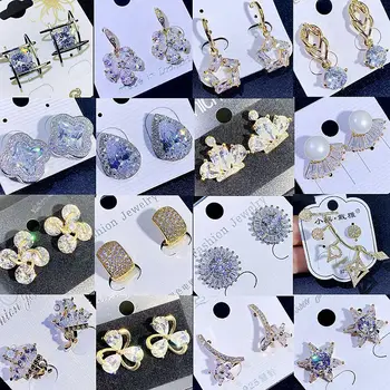 

30 Pairs/lot fashion women earrings lot top quality jewelry earrings wholesale 201105-97