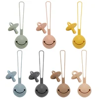 Safe Silicone Easy to CleanSoother Dishwasher Container Box Handy Pacifier Pocket Solid Travel Storage Pacifier Holder 1
