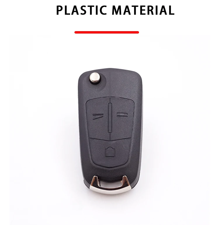 Amakey Housing Replacement Chassis Car Key Folding Key for Opel2 Keys