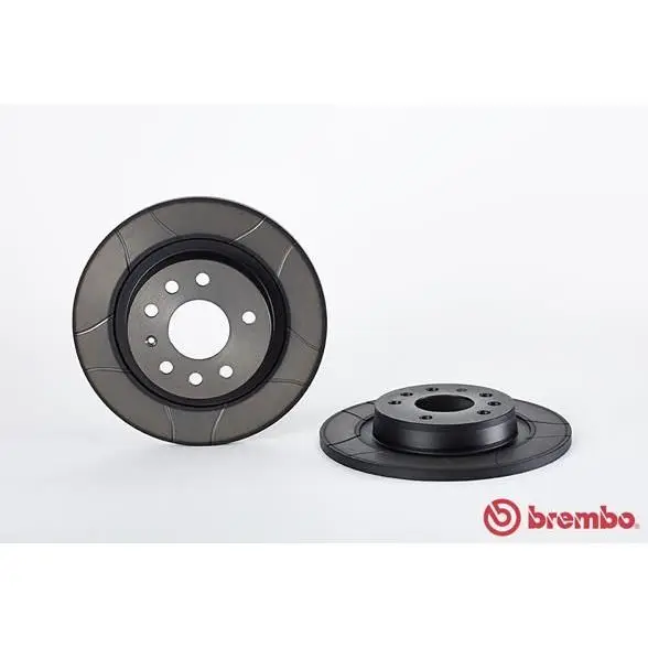Диск тормозной задний Opel Vectra 1.6 2.2DTi02 BREMBO 08.9511.75|Тормозной цилиндр| |