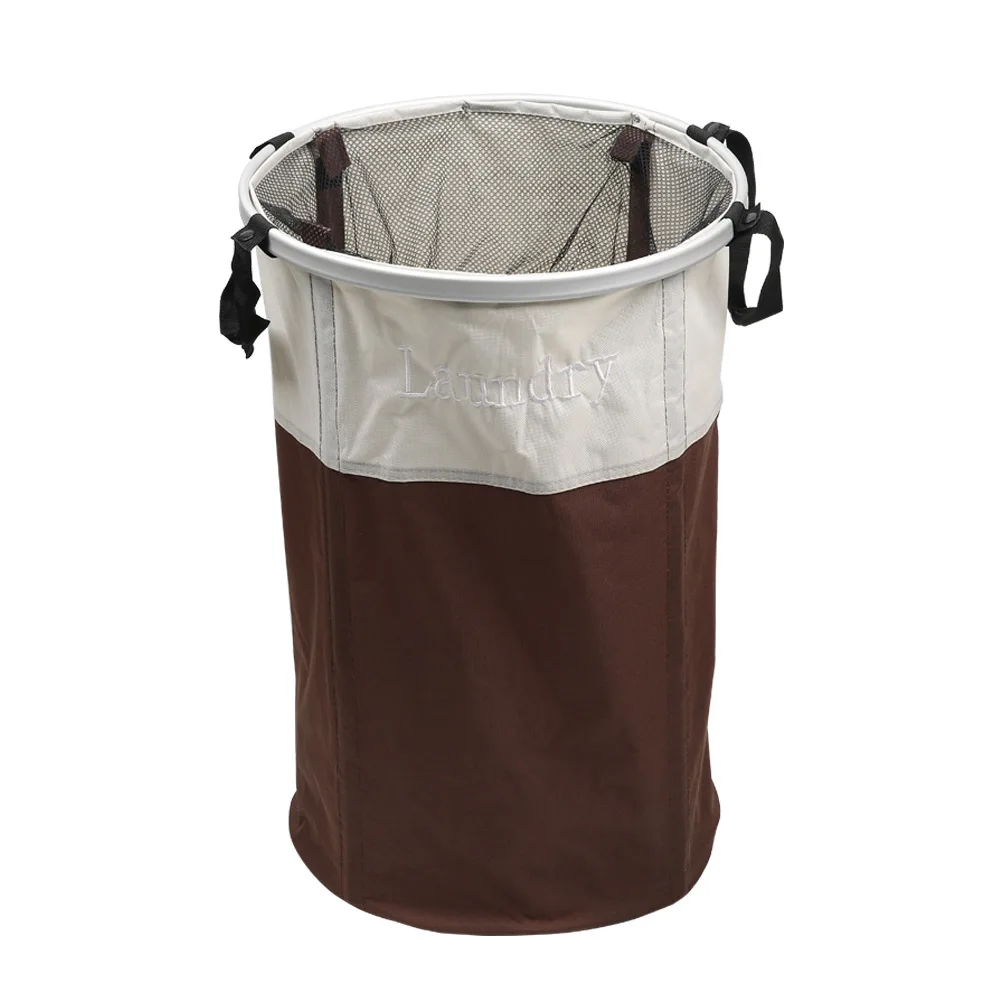 

Shu Ten Brand Direct Selling Foldable Laundry Basket Support Aluminum Frame Storage Basket Mixed Colors Oxford Cloth Storage Lau