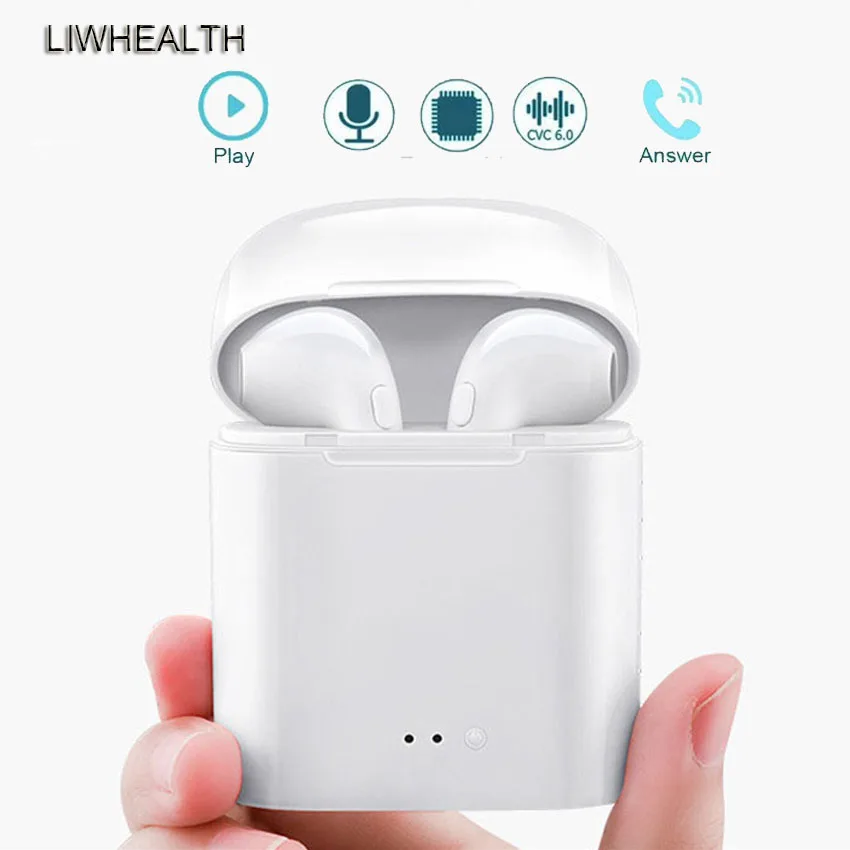 Tws I7S Bluetooth Earphones Mini Wireless Earbuds Sport Handsfree Earphone Headset with Charging Box for Iphone/Xiaomi PK I9/I12 |