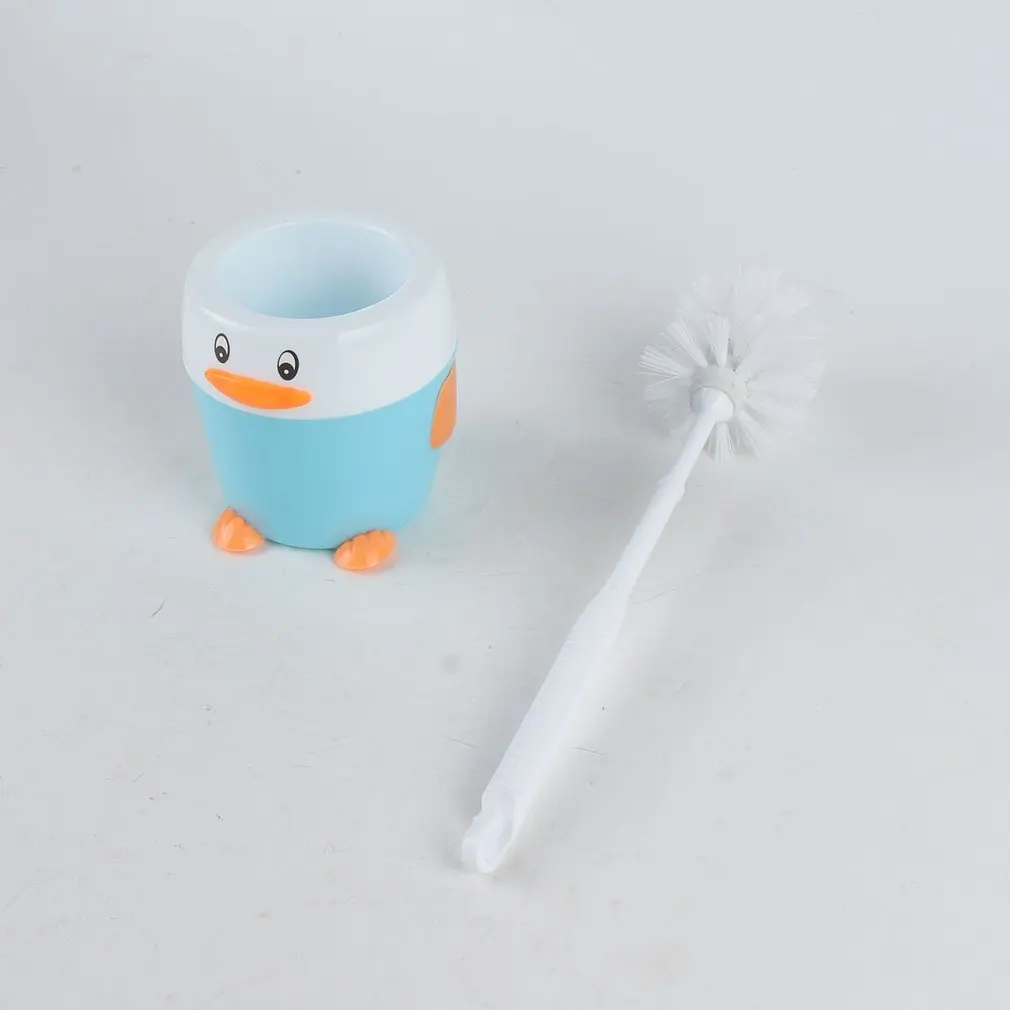 Bathroom toilet brush With penguin base strong supplies Household cleaning products Plastic brush Dirty hand hygiene tools new