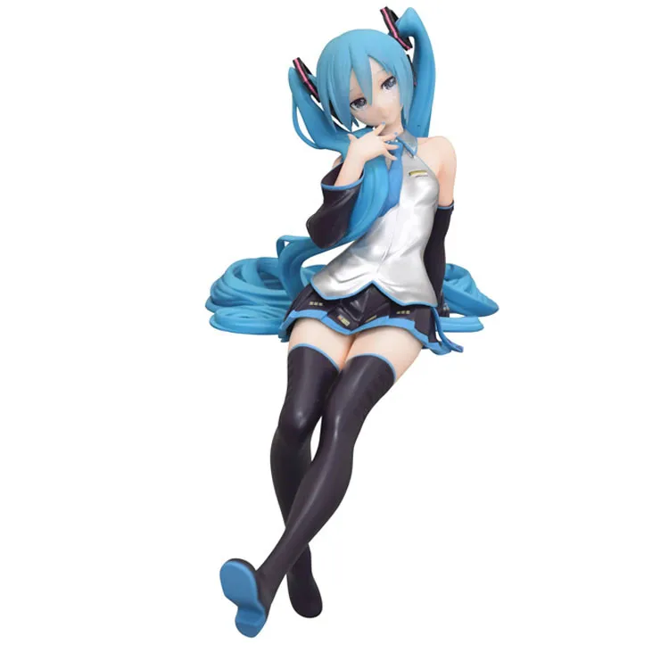 

14CM Noodle Stopper Figure toy Hatsune miku Project statue model