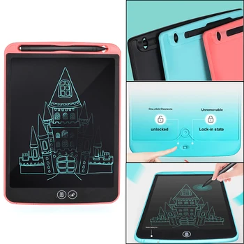 

Colorful Display Gift Tablet Lightweight Kids Handwriting Board Ultra Thin Portable Drawing Partial Erasable Office LCD Screen