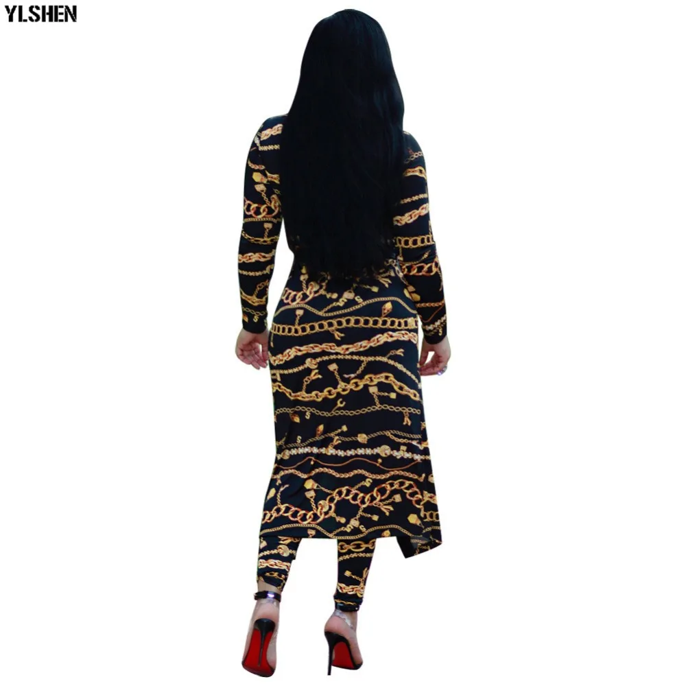 African Dresses for Women Dashiki Plus Size Two Piece Set Print Clothes Ankara Long Dress Suit Bazin Robe Africaine Femme 2019 06