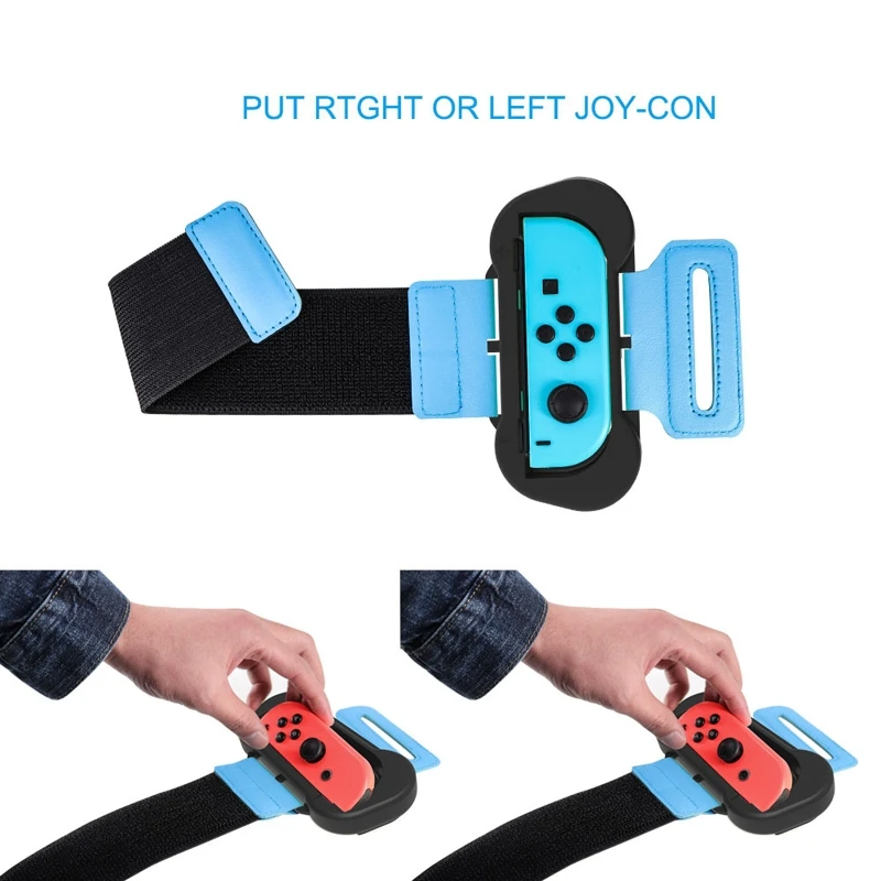 

1 Pair Adjustable Elastic Dance Wrist Band Strap Dancing Wristband for Switch Joy-Con Just-dance Armband Accessories