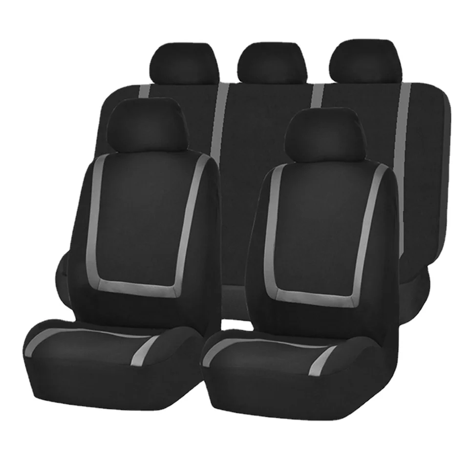 Car seat covers fit Vauxhall Astra full set grey/black sport style 
