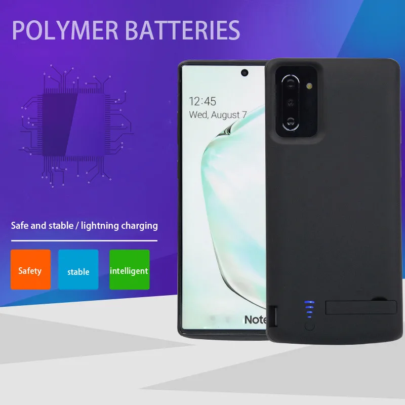 5000/6000 мА/ч чехол для зарядного устройства для samsung Galaxy Note 10 plus, чехол для внешнего аккумулятора для samsung Note 10, USB чехол для аккумулятора, держатель