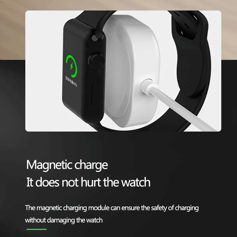 Магнитное небольшое зарядное устройство совместимое с Apple Watch 3 4 5 6 умные