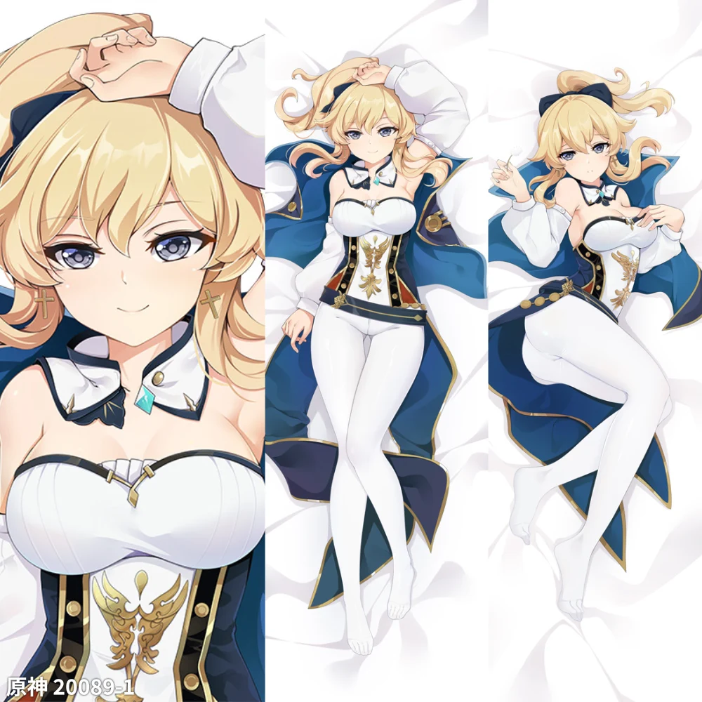 Funda Genshin Impact mona Cosplay, funda de almohada Dakimakura, accesorio para el cuerpo