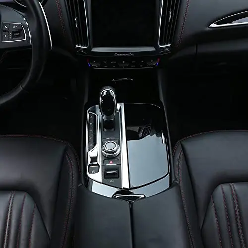ABS пластик углеродного волокна шестерни сдвижной Каркас Крышка отделка для Maserati Levante для левостороннего водителя