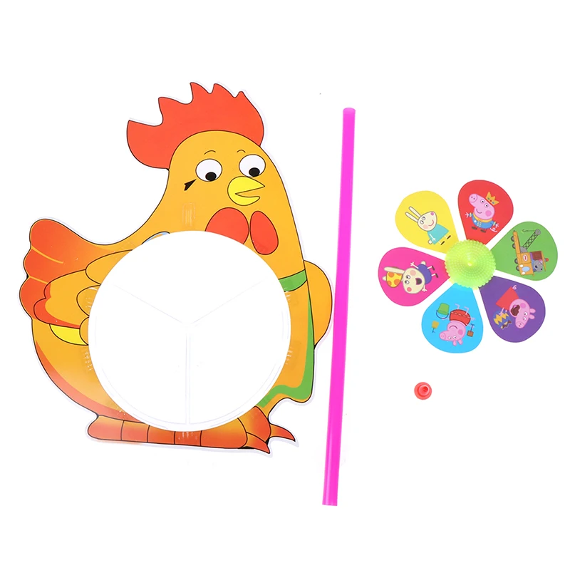 Мультфильм ветряная мельница с животными ветер Спиннер Pinwheel для дома, сада, двора Декор детские игрушки