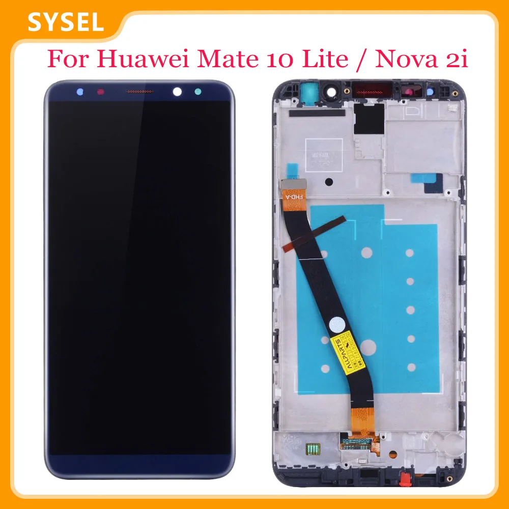 5 9 для Huawei Mate 10 Lite RNE L21 L22 / Nova 2i ЖК дисплей сенсорный экран панель сборки Бесплатная