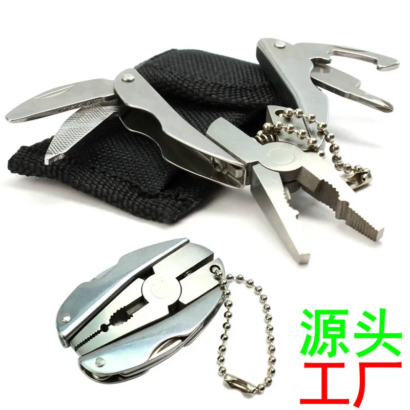 

Outdoor Survival Supplies Portable Multi-functional Tool Clamp Field Survival Folding Knife & Pliers St. Beetle Clamp Turtle Cla