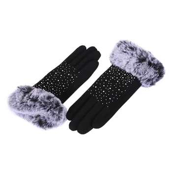 

Gloves, Women winter outdoor sports gloves touch screen warm gloves (black)