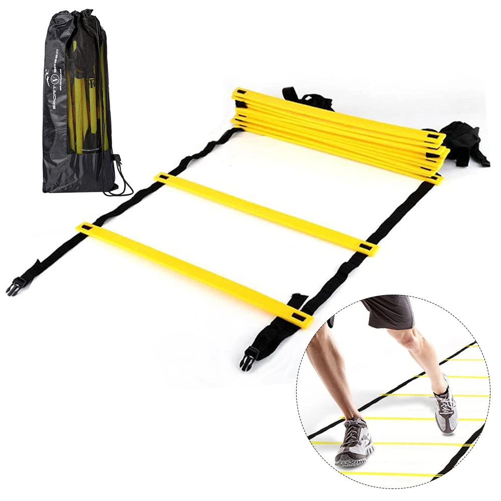 

Nylon Straps Training Ladders Agility Speed Ladder Stairs Agile Staircase for Fitness Soccer Football Speed Ladder Equipment
