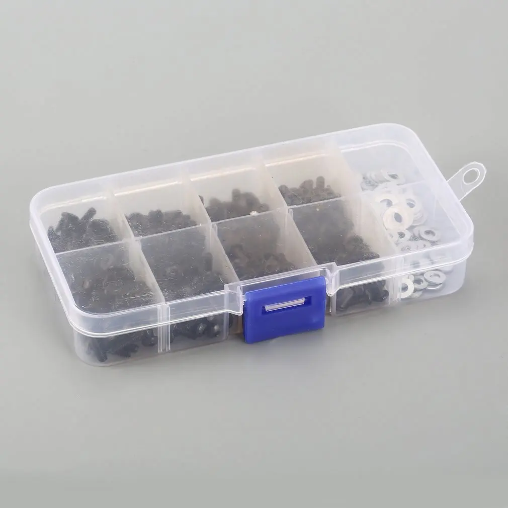 

2019 Flat m3 and Round Head Screws Set Accessories Kit Box Case for 1/10 HSP RC Car Redcat Traxxas RC4WD TAMIYA CC01 S