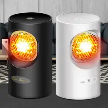 Мини Портативный кнопочный обогреватель для дома, офиса 300-400 Вт, настольный обогреватель