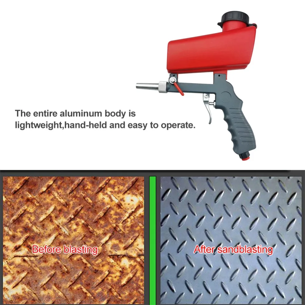 Портативный Пескоструйный Аппарат с защитой от ржавчины Пескоструйный мини-Пескоструйный Аппарат для дома DIY пневматические инструменты